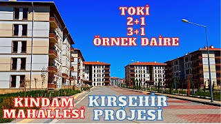 Toki 21 31 Örnek Daire Kırşehir Toki Projesi 258 konut Ticaret Merkezi Projesi [upl. by Ecyor]