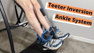 Teeter Fitness FitSpine Inversion Table Ankle System Upgrade [upl. by Alabaster]