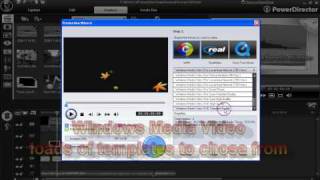 CyberLink PowerDirector 7  Create a Streaming File [upl. by Ecerahc]