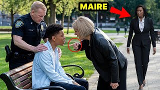 UNE FEMME APPELLE LA POLICE SUR UN ADO NOIR MAIS RESTE CHOQUÉE EN APPRENANT QUE SA MÈRE EST MAIRE [upl. by Murdock787]