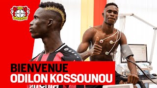 Bienvenue ODILON KOSSOUNOU 👋  Seine ersten Tage bei Bayer 04 Leverkusen [upl. by Macnamara]