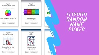 Flippity Random Name Picker Directions [upl. by Drislane]