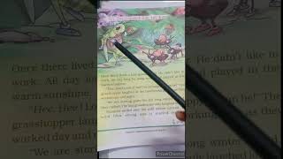 THE GRASSHOPPER AND THE ANT  UNIT 10 Class 2nd NCERT Marigold Book [upl. by Jempty]