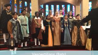 HSPVA Madrigal Singers  2016 Madrigal Festival Performance [upl. by Aitnom678]