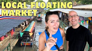 Klong Lat Mayom FLOATING MARKET Thailand 🇹🇭 Bangkok Day Trip [upl. by Eboh237]