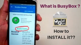 What Is BusyBox  How To INSTALL BusyBox on Any Android Device ROOT 2017 latest [upl. by Nilrak]