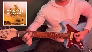 Oxford Comma  Vampire Weekend Guitar lesson  Tutorial [upl. by Devad668]