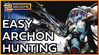 EASY ARCHON SOLO HUNTING  Warframe Guide [upl. by Snodgrass]