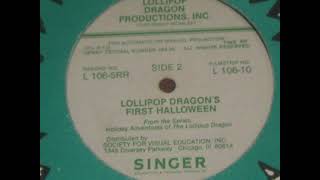 LOLLIPOP DRAGONS FIRST HALLOWEEN 1971 Filmstrip record [upl. by Merlina]