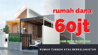 bangun rumah 60jt RUMAH TUMBUH luas lahan 6x10 [upl. by Buna275]