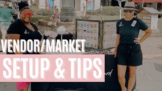 Vendor Market Event Setup  What to bring to POP UP EVENTS  FREE CHECKLIST  Olivia Heyward [upl. by Vitia]