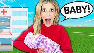 Rebecca Adopts a Baby in Adopt Me Roblox  Zamfam Gaming [upl. by Cirda391]