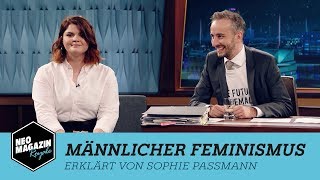 Sophie Passmann erklärt männlichen Feminismus  NEO MAGAZIN ROYALE mit Jan Böhmermann  ZDFneo [upl. by Fanny]