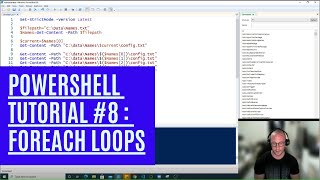 PowerShell Tutorial 8  ForEach Loops Beginners [upl. by Aisatsanna]