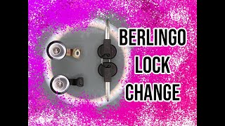 BerlingoPartner Front Door Lock Replacement [upl. by Dibbell878]