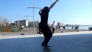 Akis Belesis aka Katsaridas Raw Street Skating in Thessaloniki  Lost Part 2015  2016 [upl. by Waterer]