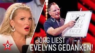 Wie macht er das Jörg liest Evelyns Gedanken  Das Supertalent vom 21112020 [upl. by Guilbert]