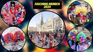 MUNICHS FASCHING 2024 A Celebration of Colors Costumes and Fun [upl. by Garzon]