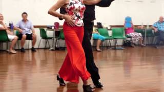 Breken Quickstep demonstrated by Andrea and John at Rutherglen 2016 [upl. by Aihsemot437]