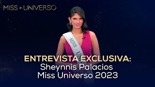 ¡En Exclusiva Sheynnis Palacios Miss Universo 2023 👑 [upl. by Sanoj482]