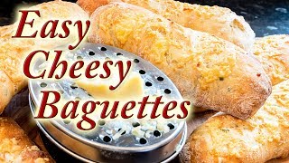 Easy Cheesy Baguettes made easy at home simple step by step instructions [upl. by Catharina]