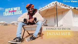 Ultimate Jaisalmer Travel Guide  Sam Dunes Safari  History of Jaisalmer Fort  Traveling Mondays [upl. by Nnyrb]