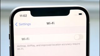 How To FIX iPhone Wifi Greyed Out  Not Working 2021 [upl. by Draillih784]