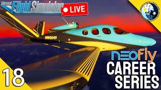 Virtual Aviation Series My MSFS 2020 NeoFly Career  BeyondATC  Active Sky [upl. by Cloots77]