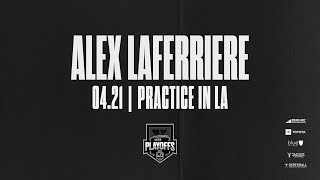 Forward Alex Laferriere  0421 LA Kings Practice Ahead of Round One vs Oilers  Media [upl. by Erda]