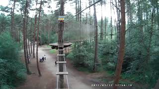 Go Ape Treetop Challenge Moors Valley August 2021 [upl. by Vijnas885]