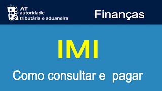 IMI Como pagar  Portal das Finanças [upl. by Aivad]