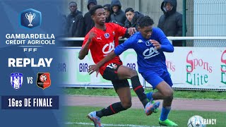 16es I JA DrancyStade Rennais U18 en replay I Coupe GambardellaCrédit Agricole 20222023 [upl. by Fabyola]