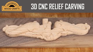 3D RELIEF CARVING USING CARVECO MAKER WITH THE ONEFINITY CNC [upl. by Noillimaxam]