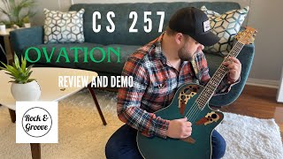 Ovation CS 257 Acoustic  Electric Players Acoustic  Review and Demo [upl. by Arretal]