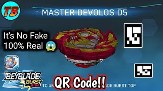 HUGE UPDATE MASTER DEVOLOS D5 QR CODE BEYBLADE BURST APP ITS NO FAKE VIDEO [upl. by Holna714]