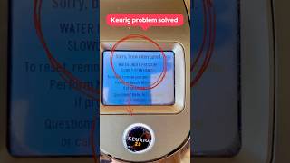 Fixing Keurig Water Pressure Problem [upl. by Yrrehc]