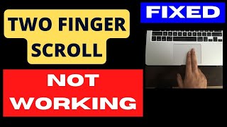 Two finger scroll not working on Laptop Windows 11  10 [upl. by Dinan833]