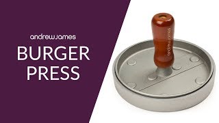 Andrew James Quarter Pounder MakerBurger Press [upl. by Gladdie]