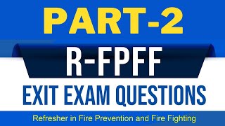 RFPFF Exit Exam Questions with Explanation  Part 2  Garish Jerome [upl. by Llessur]