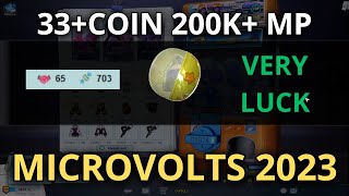 MICROVOLTS IN 2023 33 COINS 200K MP IN CAPSULE  VERY LUCK [upl. by Ylrac811]