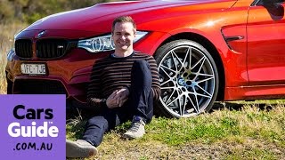 BMW M4 Competition 2016 review  road test video [upl. by Iznil]