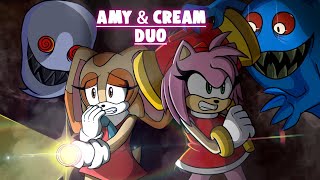 Sonicexe The Spirits of Hell Round 2  Amy amp Cream Duo Survival Creepiest Ending of the game 8 [upl. by Crescen]