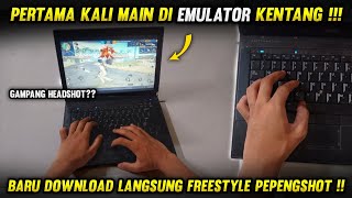 PERTAMA KALI MAIN DI PC  BARU DOWNLOAD LANGSUNG FREESTYLE PEPENGSHOT  GARENA FREE FIRE [upl. by Nurav]