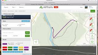 How To Create Custom Maps with AllTrails Pro  Routes and Waypoints [upl. by Quigley]