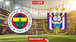 Fenerbahce vs Anderlecht live football match UEFA Europa League [upl. by Gustafson]