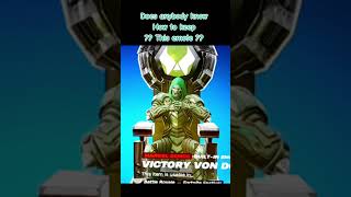 VICTORY VON DOOM Emote Fortnite shorts [upl. by Akinek688]