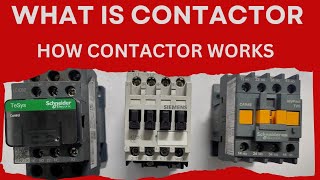 What is contactor  How contactor works  Contactor की rating कैसे select करें  Hindi electrical [upl. by Lory]