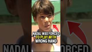 This is why Nadal plays with his wrong hand tennis tennisnews [upl. by Neerihs]