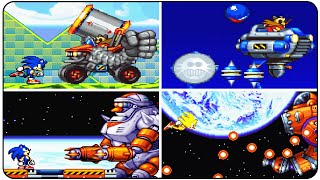 Sonic Advance 2  All Bosses No Damage [upl. by Hakim]