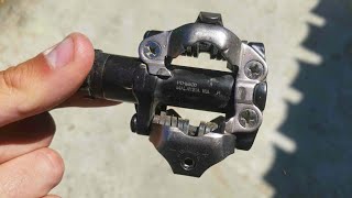 Shimano M520 Pedals Review 1000km [upl. by Dannica]